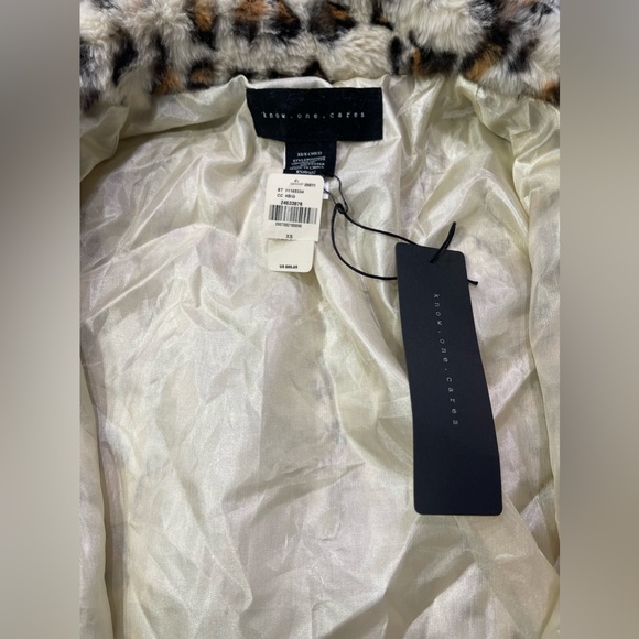 Victoria’s Secret Know One Cares Faux Fur Bomber Jacket - Picture 9 of 13